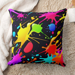 Coussin L'Art Liquide : Dynamique et Vibrant