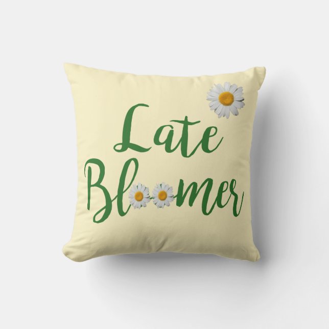 Coussin Late Bloomer (Recto)