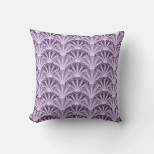 Coussin Lavande/Coussin Art déco violet