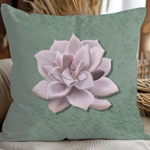Coussin Lavande de Cottagecore Echeveria à main