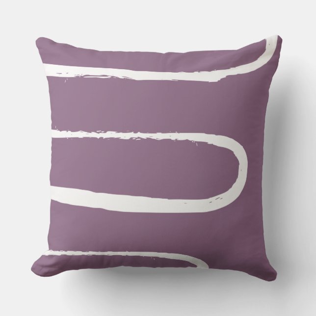 Coussin Lavande de vague violet (Recto)