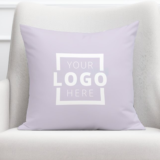 Coussin Lavande Logo Entreprise Personnalisée (Créateur téléchargé)