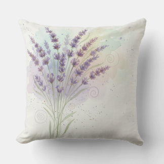 Coussin Lavender Flower Bouquet