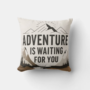 Coussin L'aventure est en attente pour les amoureux du ran