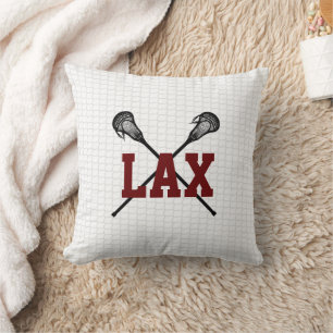 Coussin LAX Sticks Lacrosse Net Sports Team Couleurs Ados