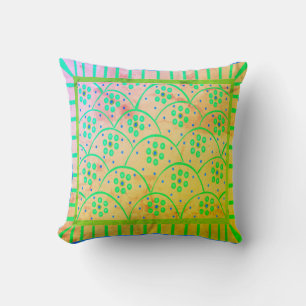 Coussin Le Baja s'épanouit dans l'oreiller Vintage