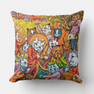 Coussin Le Band Joue, Louis Wain