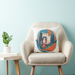 Coussin le bateau de vie
