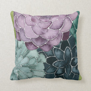 Coussin Le bonheur   de plante élèvent l'amour de récol