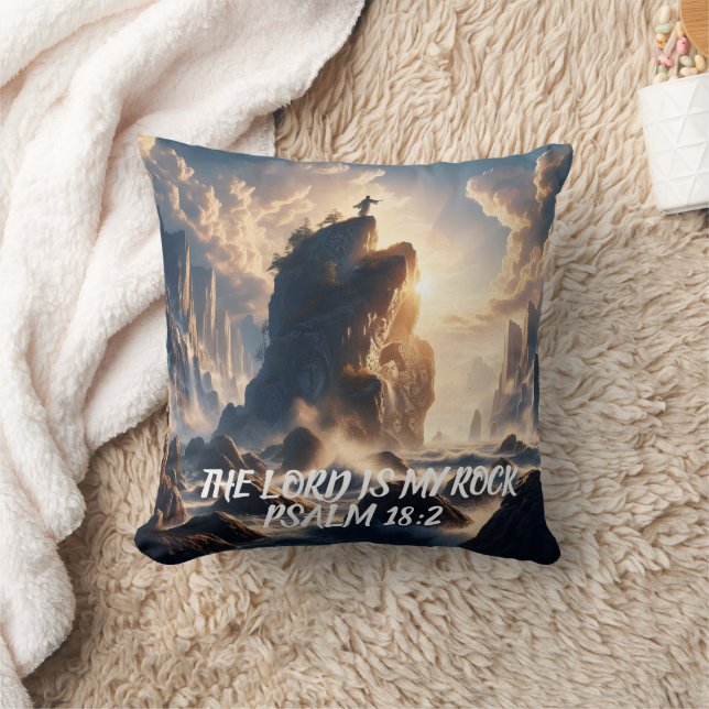 Coussin Le bord de l'existence L'Éternel est mon roc (Couverture)