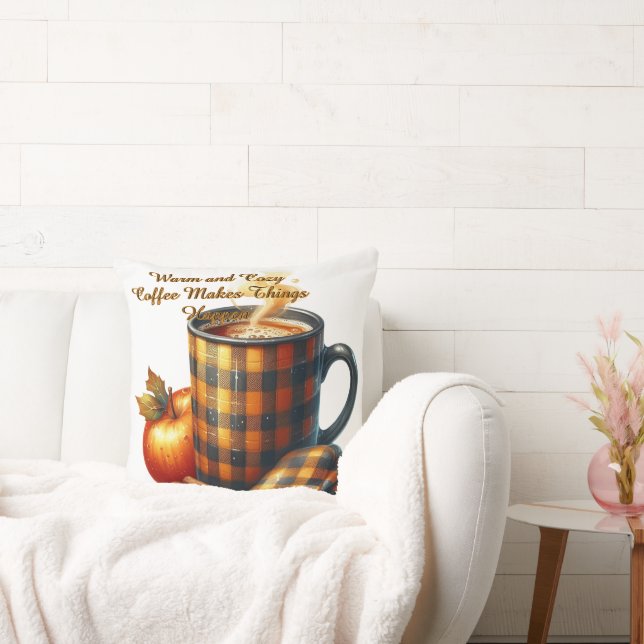 Coussin Le café fait avancer les choses (Canapé)