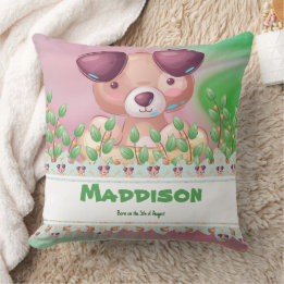 Coussin Le canon Adventuristic avec texte modifiable