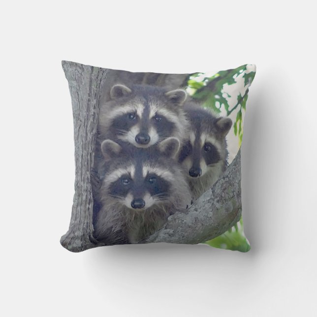 Coussin Le carreau de trois amis (Recto)