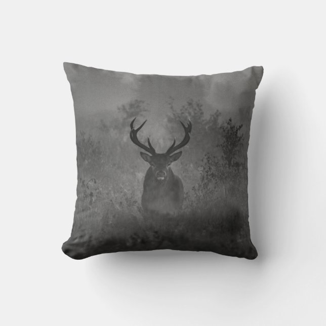 Coussin Le Cerf Dans La Mist (Recto)