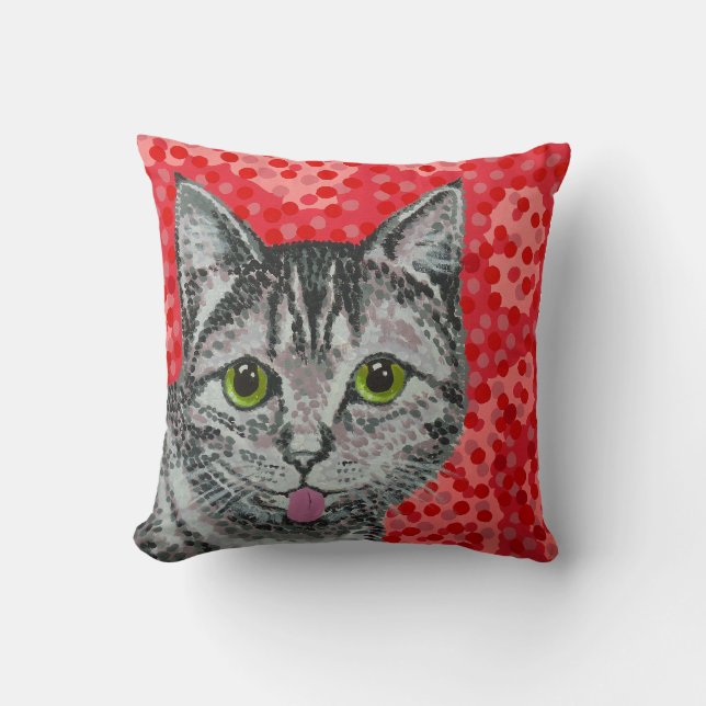 Coussin Le chat finlandais (Recto)