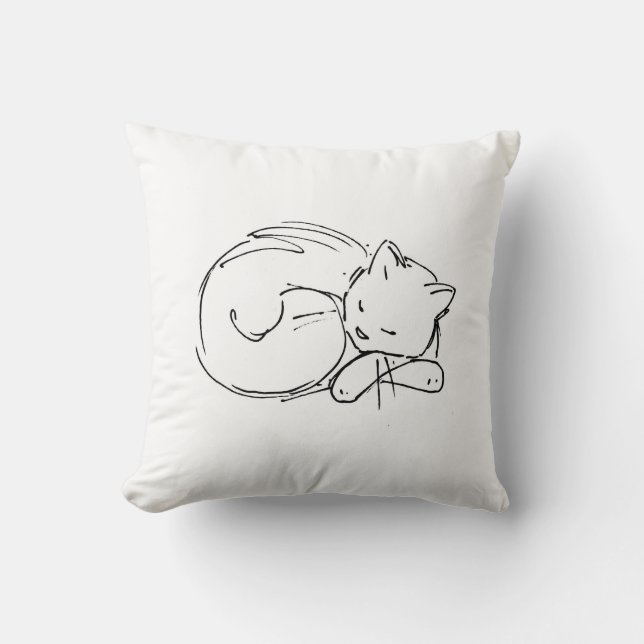 Coussin Le Chat Pillow (Recto)
