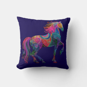 Coussin Le Cheval Brodé