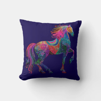 Coussin Le Cheval Brodé