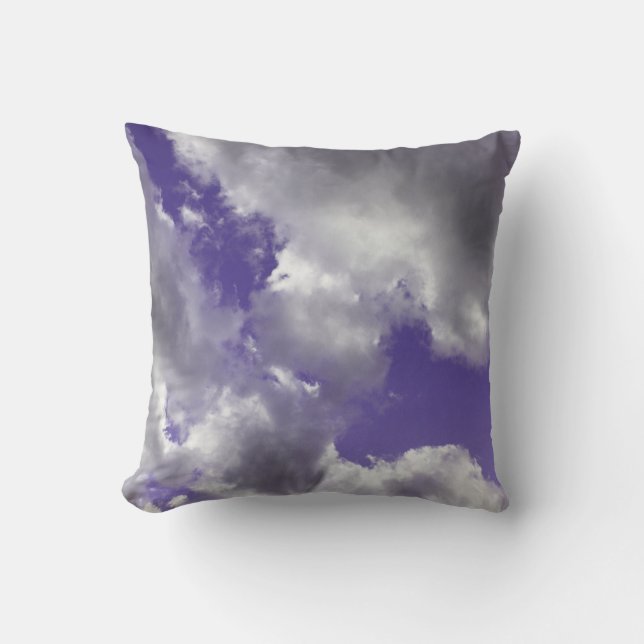 Coussin Le ciel pourpre opacifie le carreau (Recto)