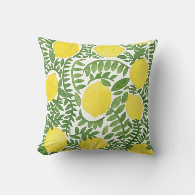 Coussin Le citron frais (Recto)