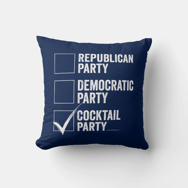 Coussin Le Cocktail Party (Recto)