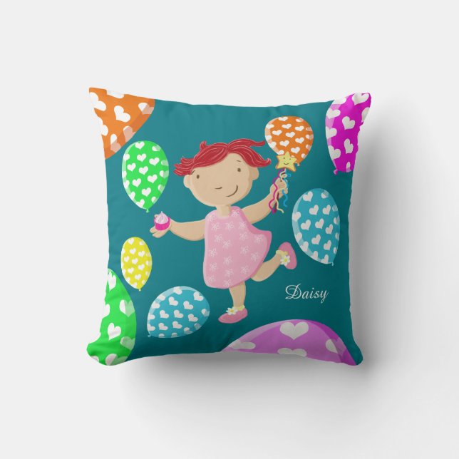 Coussin Le coeur personnalisé de petit gâteau de (Recto)
