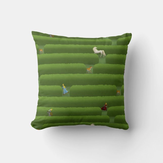 Coussin Le conte de fées du labyrinthe (Recto)