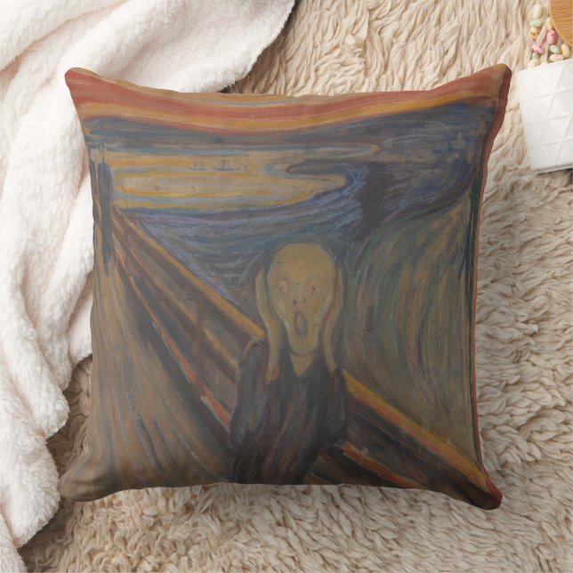 Coussin Le cri de la nature par Edvard Munch 1893 (Couverture)