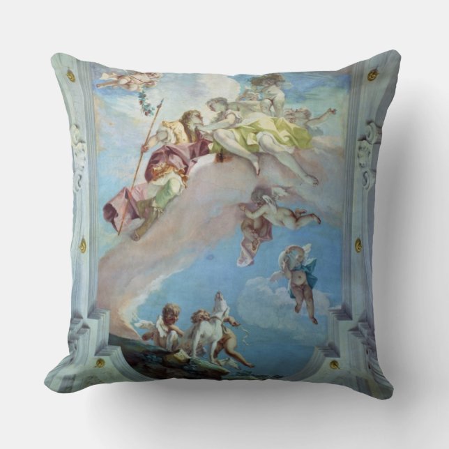 Coussin Le départ de Vénus d'Adonis, 1707-08 (fresque) (Recto)