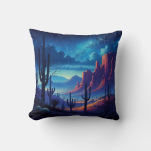 Coussin Le désert la nuit au sud-ouest
