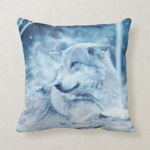 Coussin Le double a dégrossi carreau de loup