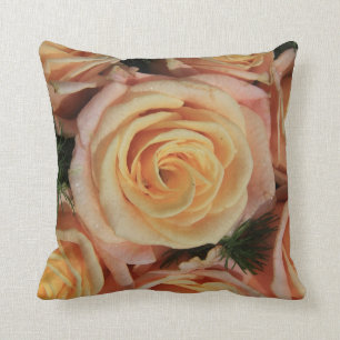 Coussin Le double de pillowm de rose de rose en pastel a
