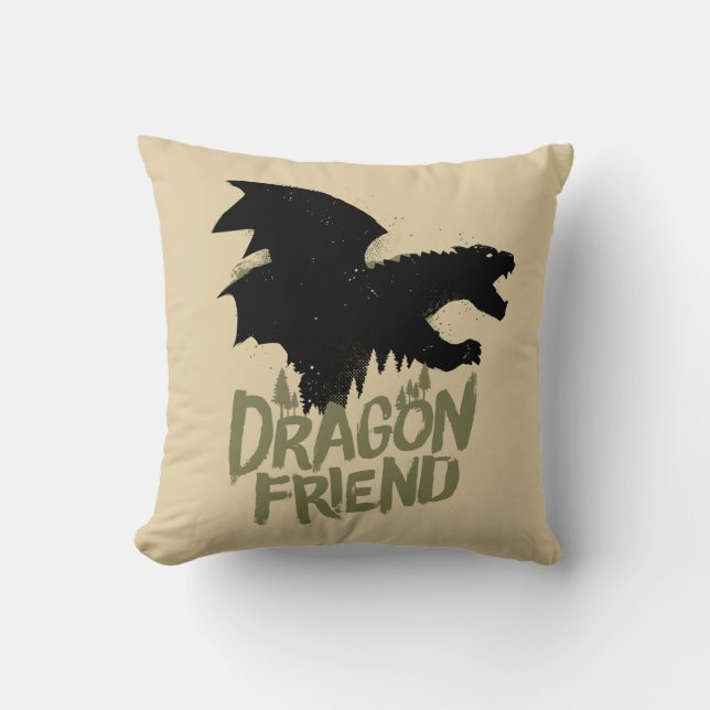 Coussin Le dragon de Pete | Dragon Friend (Recto)