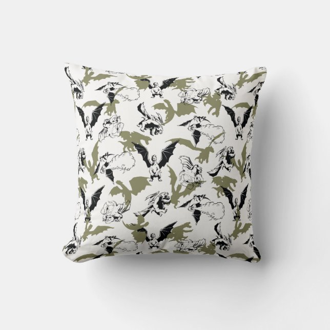 Coussin Le dragon de Pete | Motif Dragon (Recto)