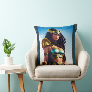 Coussin Le Falcon Reine de Rhénanie par Xzendor7