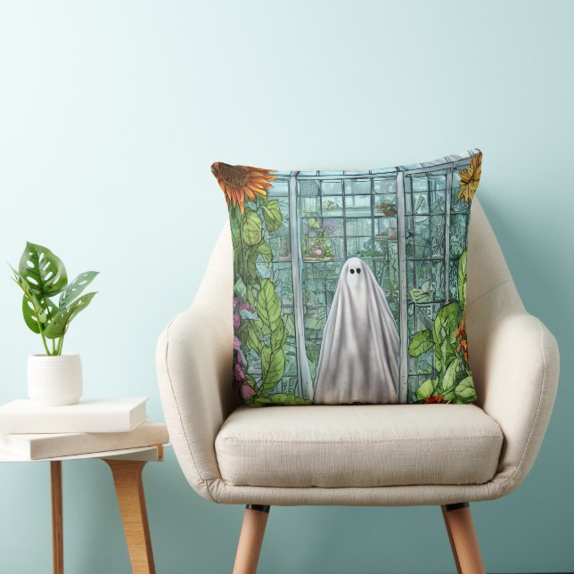 Coussin Le fantôme dans la serre (Chaise)