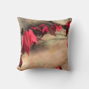 Coussin Le feuillage d'automne de Burning Bush - Euonymus 