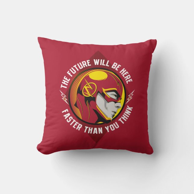 Coussin Le Flash | "L'Avenir Sera Là" (Recto)