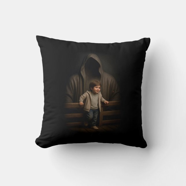 Coussin Le gardien du Silence (Recto)