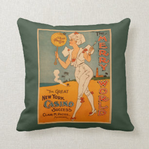 Coussin Le grand théâtre de succès de casino de New Yor