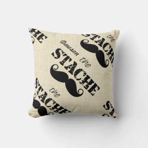 Coussin Le Hipster Rétro Stache Mustache