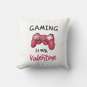 Coussin Le jeu est mon Valentin