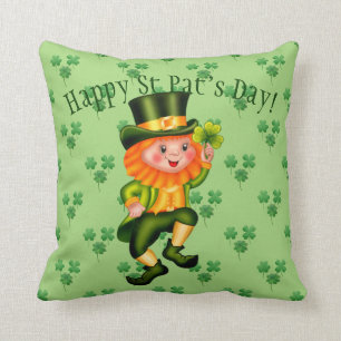 Coussin Le jour de St Patrick de lutin