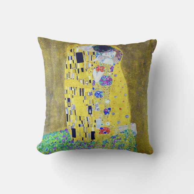 Coussin Le Kiss, Gustav Klimt (Recto)