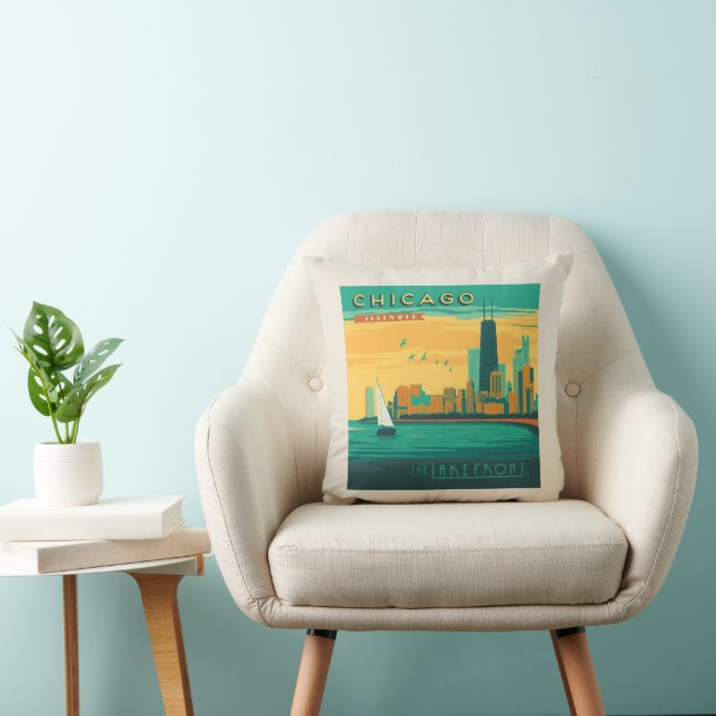 Coussin Le Lakefront | Chicago, Illinois (Chaise)