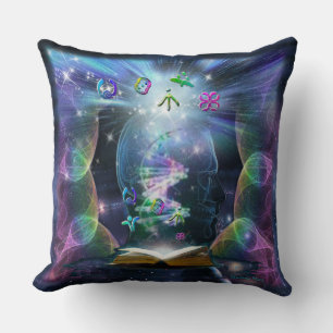 Coussin Le langage de la lumière