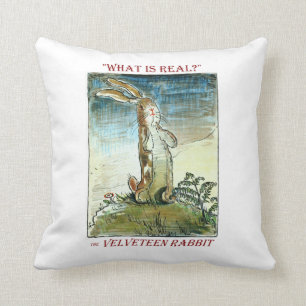 Coussin Le lapin de velours par Margery Williams