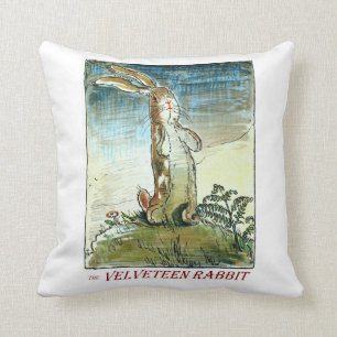 Coussin Le lapin de velours par Margery Williams