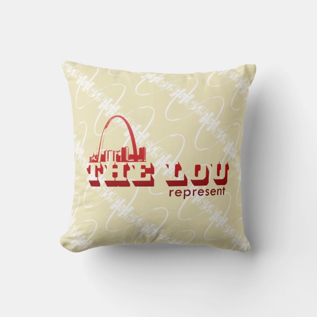 Coussin Le Lou St Louis représentent (Recto)