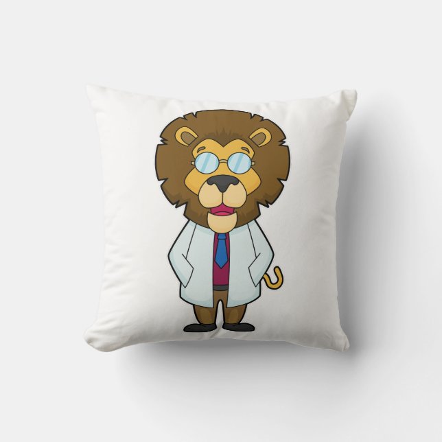 Coussin Le manteau du docteur Lion (Recto)